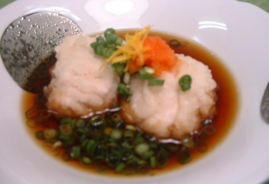 shirako-agedashi 白子の揚げだし(税込840円)