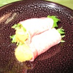 wagyu_uni 牛肉のウニ巻1,575円